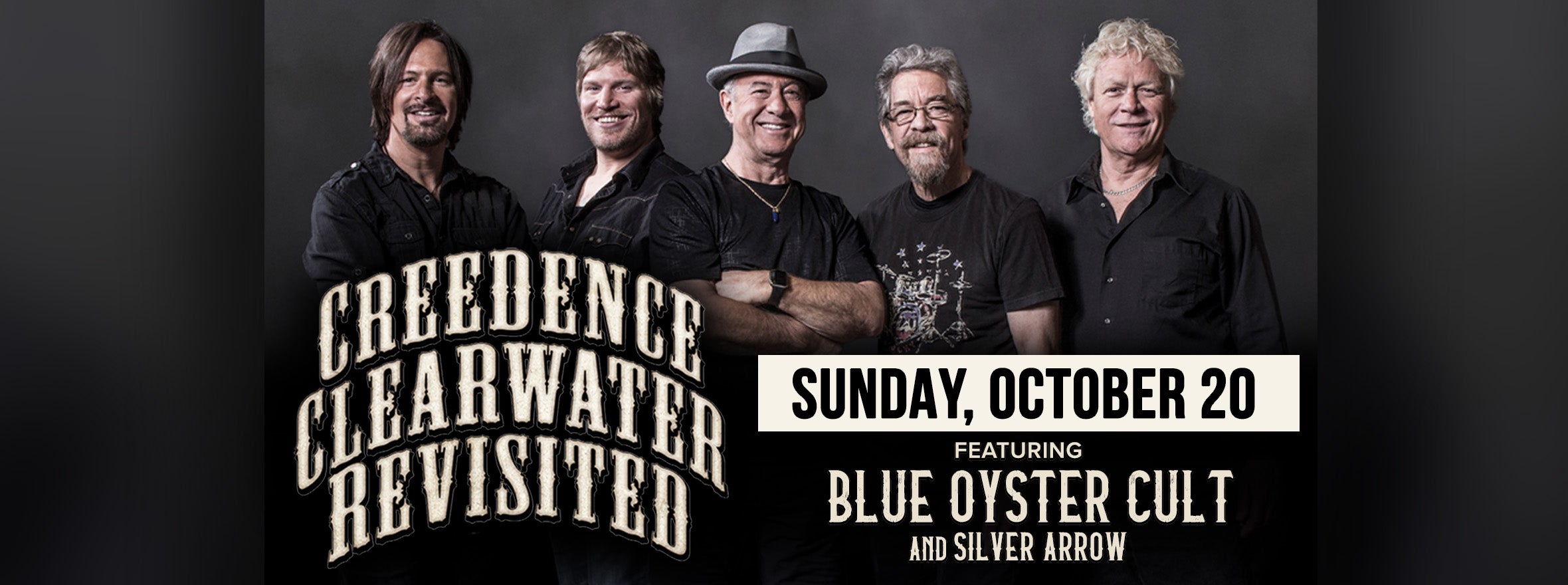 CREEDENCE CLEARWATER REVISITED TO HIT UTICA