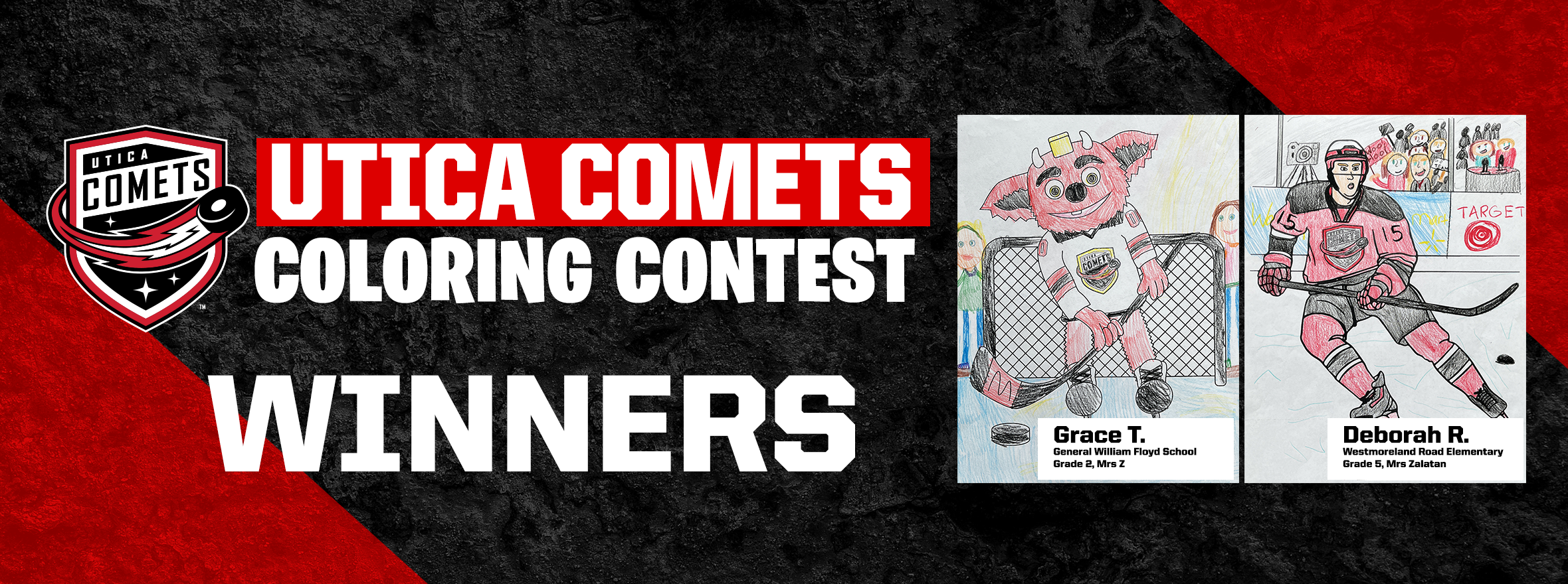 COMETS COLORING CONTEST WINNERS ANNOUNCED