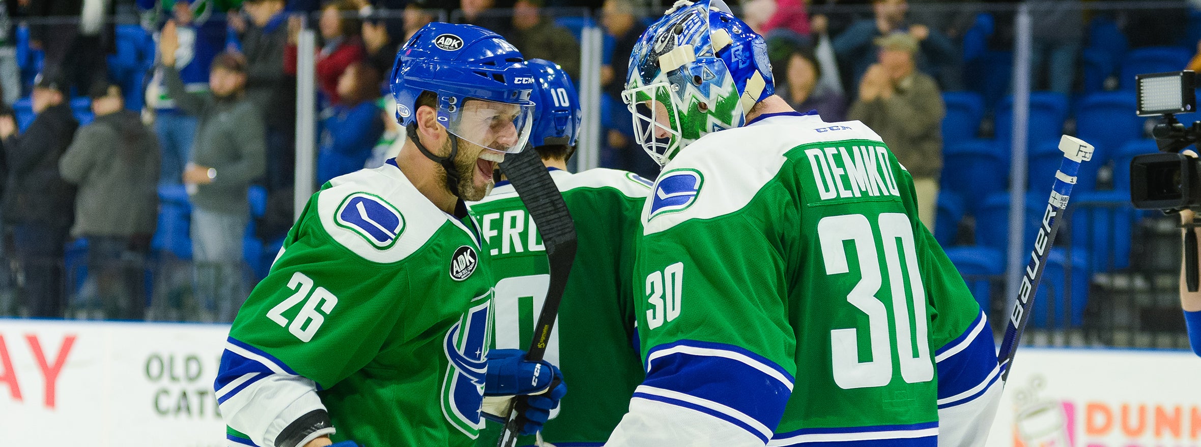 DEMKO, LATE SURGE LEAD COMETS TO VICTORY OVER LAVAL