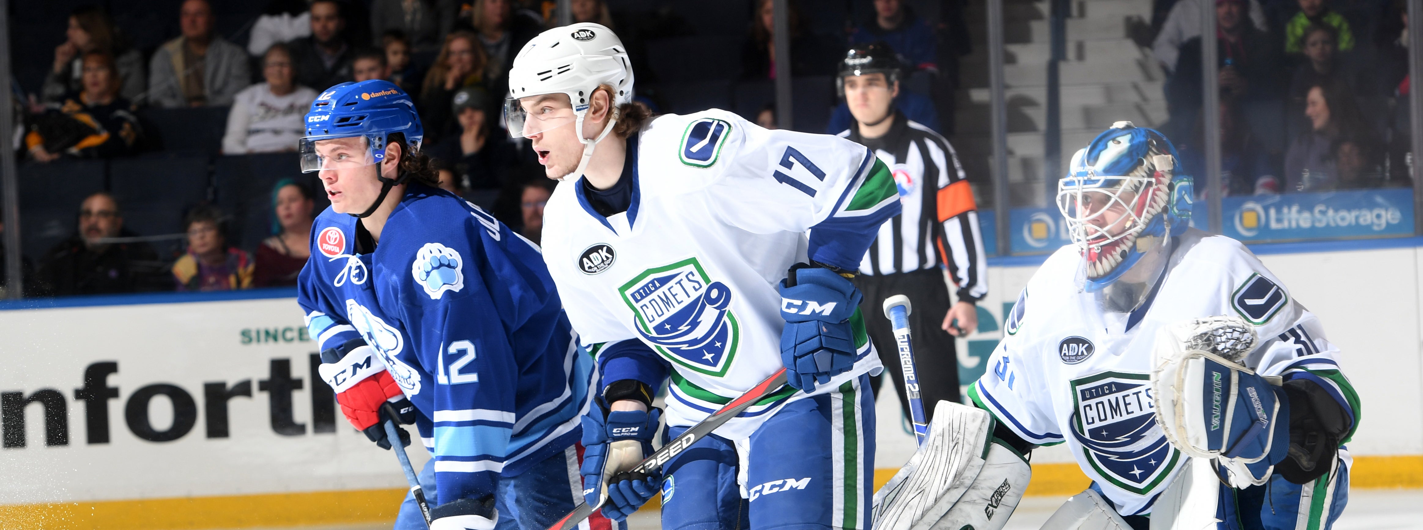 KULBAKOV'S 48 STOPS HELP COMETS TO POINT