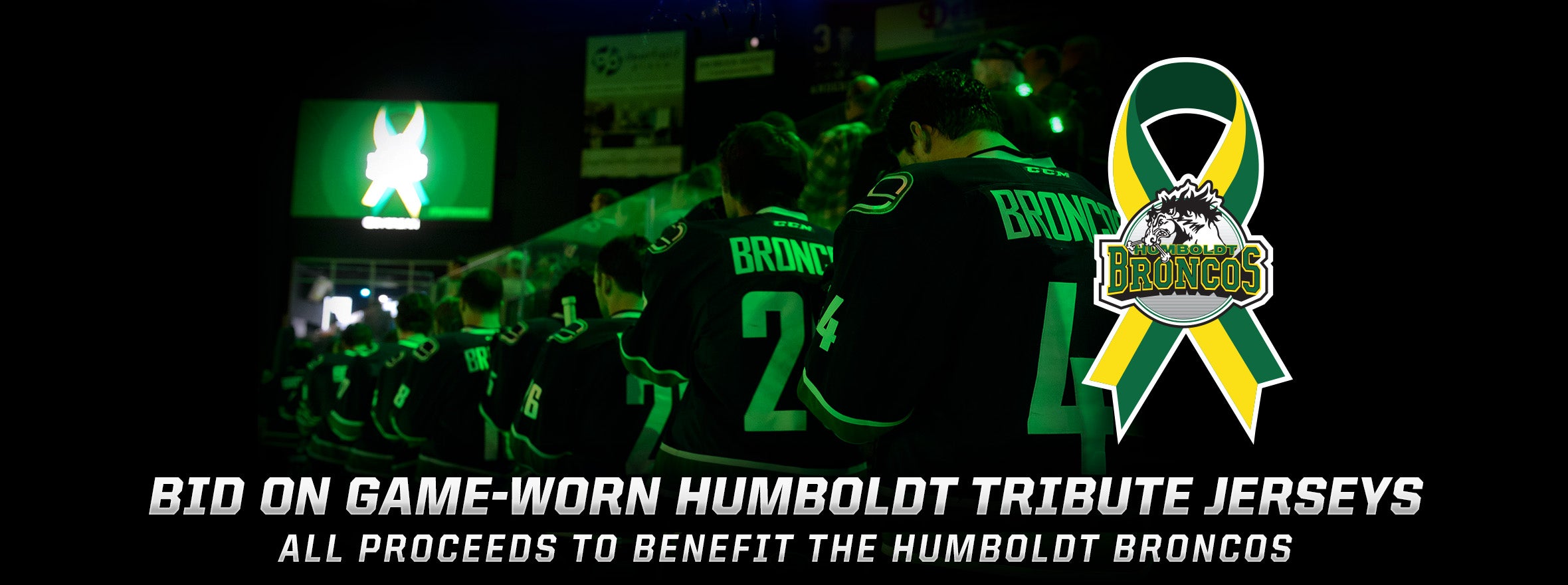 UTICA COMETS HUMBOLDT TRIBUTE JERSEY AUCTION