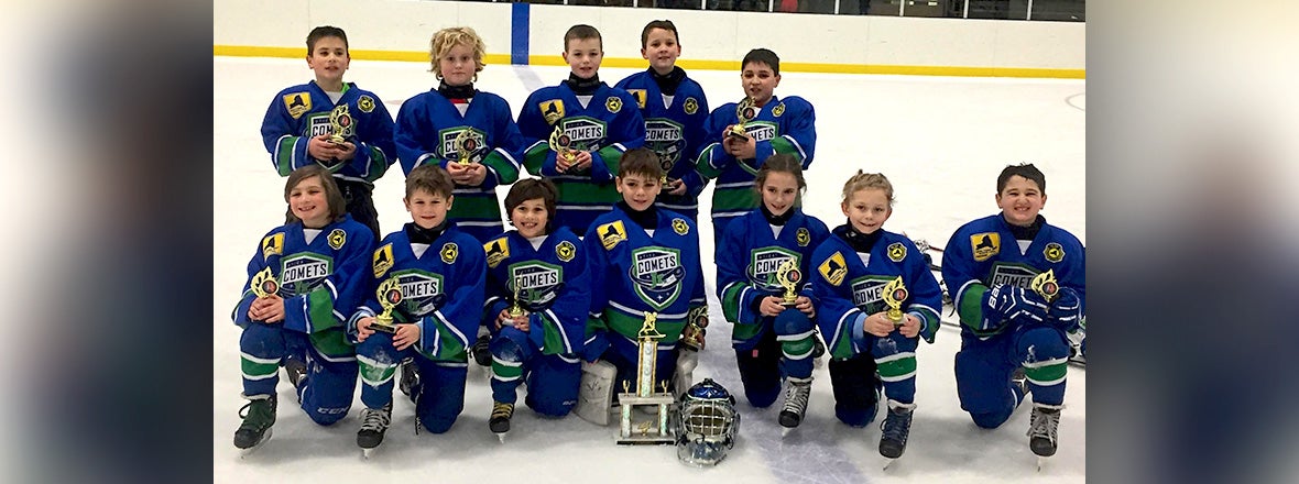 JR. COMETS MITE RED WINS CHAMPIONSHIP