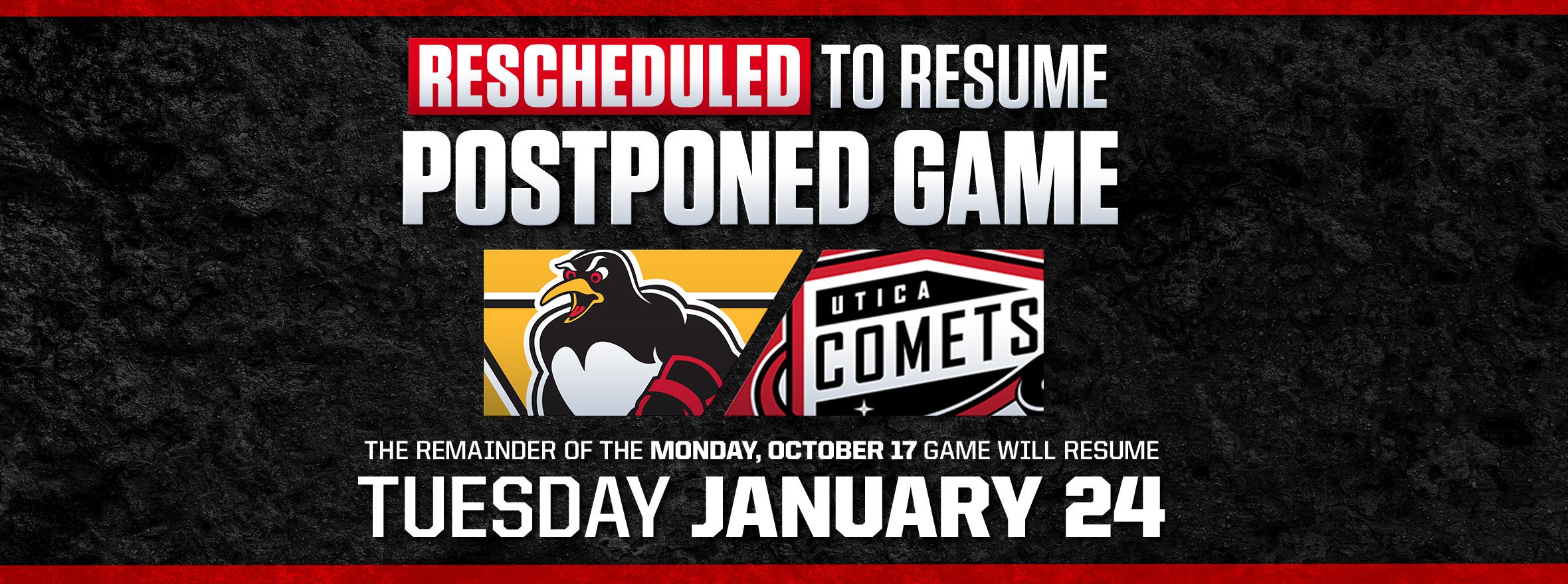 COMETS ANNOUNCE DETAILS FOR RESCHEDULED GAME