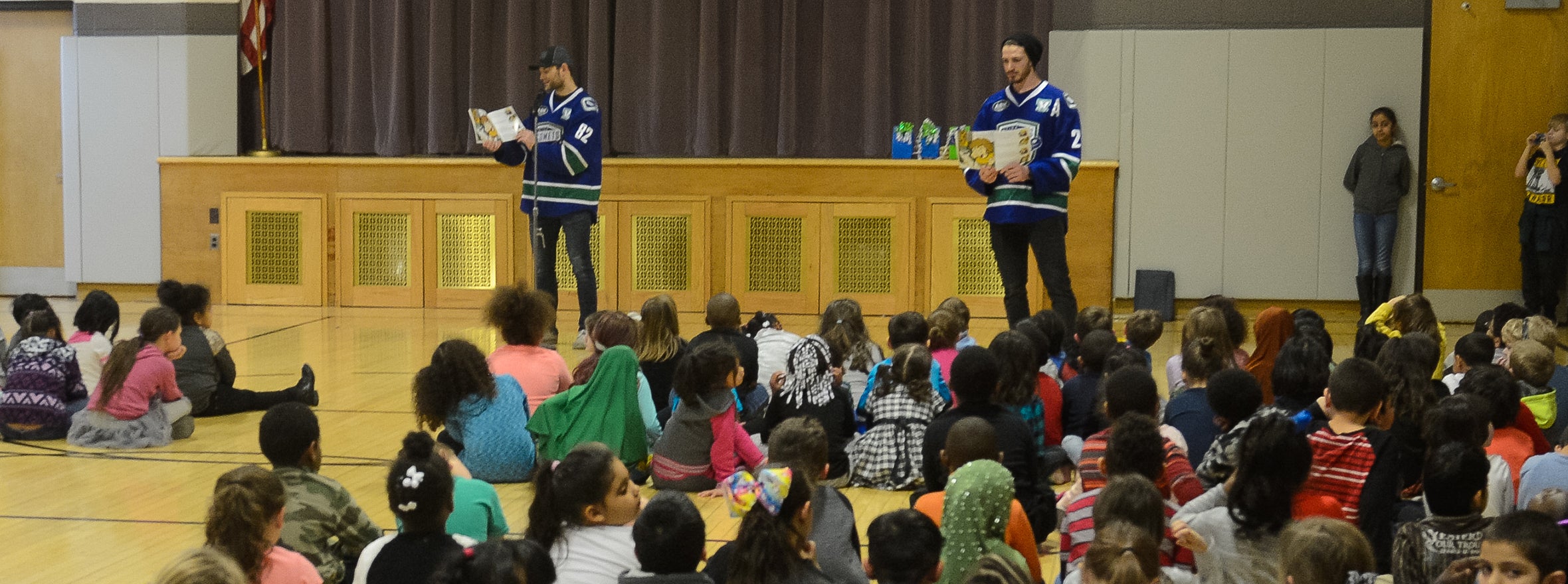 COMETS KICK OFF ‘SKATE INTO READING’ INITIATIVE