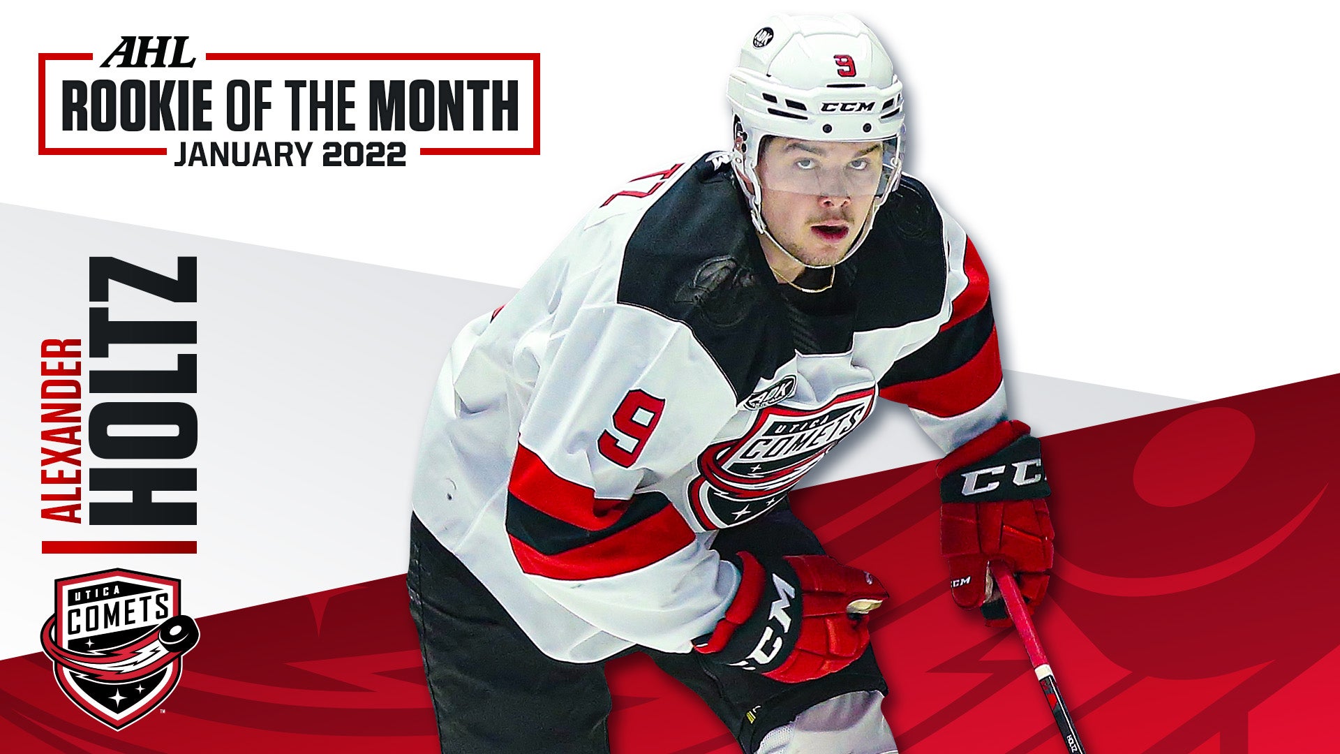ALEX HOLTZ NAMED AHL ROOKIE OF THE MONTH