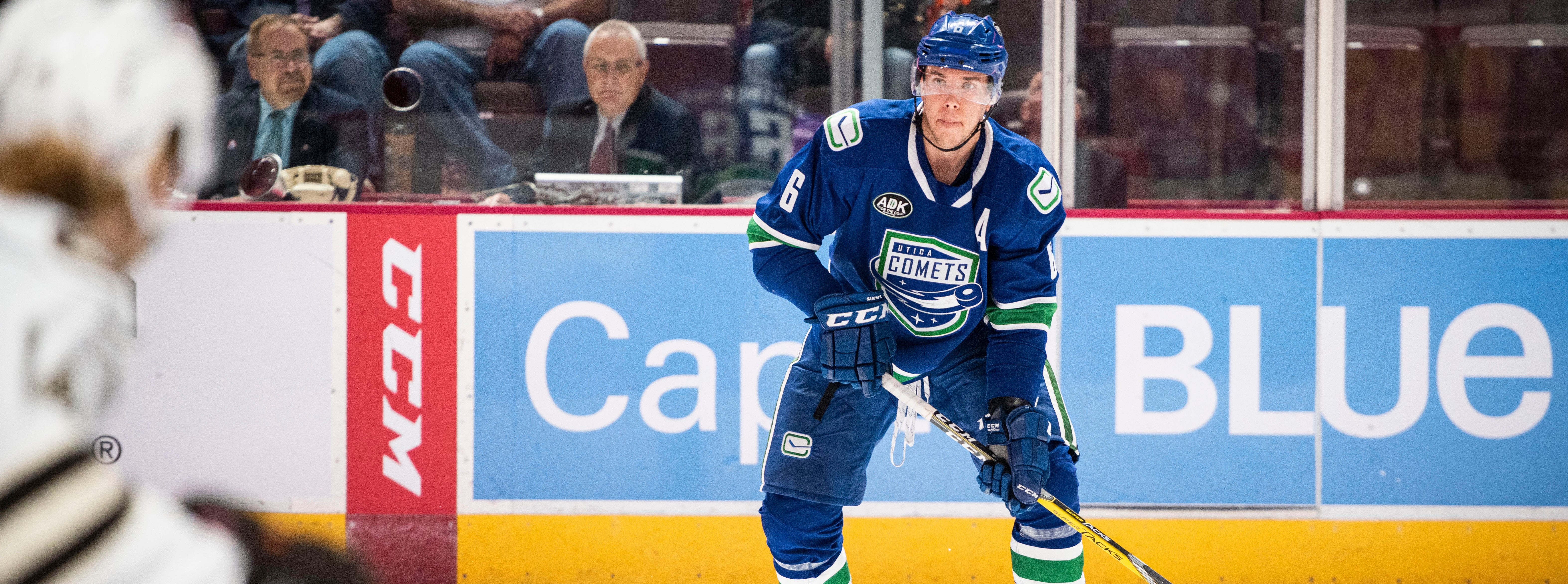 CANUCKS REASSIGN SAUTNER, COMETS SIGN JUSTIN TAYLOR