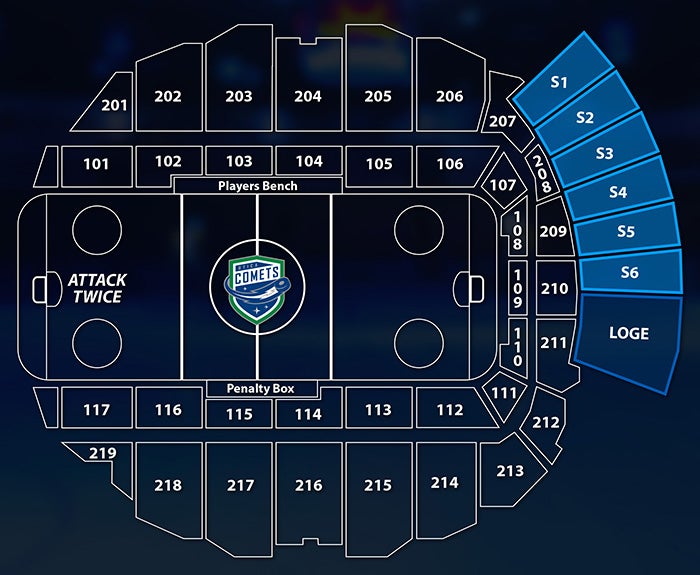 Adirondack Bank Center Seating Chart & Map